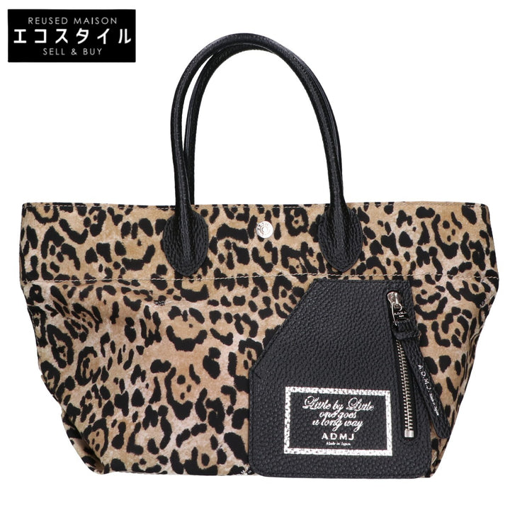 A.D.M.J. Accessoires De Mademoiselle ADMJ 【美品】THE DAVIS レオパード柄 トートバッグ