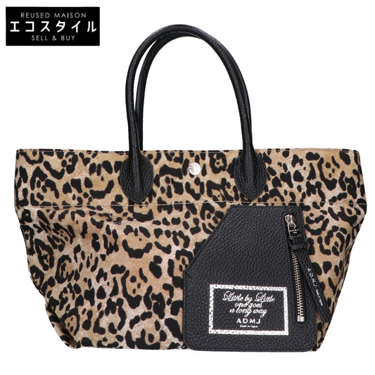 A.D.M.J. Accessoires De Mademoiselle ADMJ 【美品】THE DAVIS レオパード柄 トートバッグ