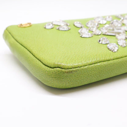 A.D.M.J. Accessoires De Mademoiselle ADMJ スワロフスキー L字ファスナー 長財布（小銭入れあり） 長財布（小銭入れあり）