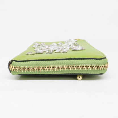 A.D.M.J. Accessoires De Mademoiselle ADMJ スワロフスキー L字ファスナー 長財布（小銭入れあり） 長財布（小銭入れあり）