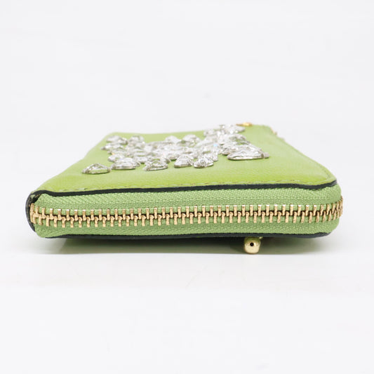 A.D.M.J. Accessoires De Mademoiselle ADMJ スワロフスキー L字ファスナー 長財布（小銭入れあり） 長財布（小銭入れあり）