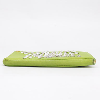 A.D.M.J. Accessoires De Mademoiselle ADMJ スワロフスキー L字ファスナー 長財布（小銭入れあり） 長財布（小銭入れあり）