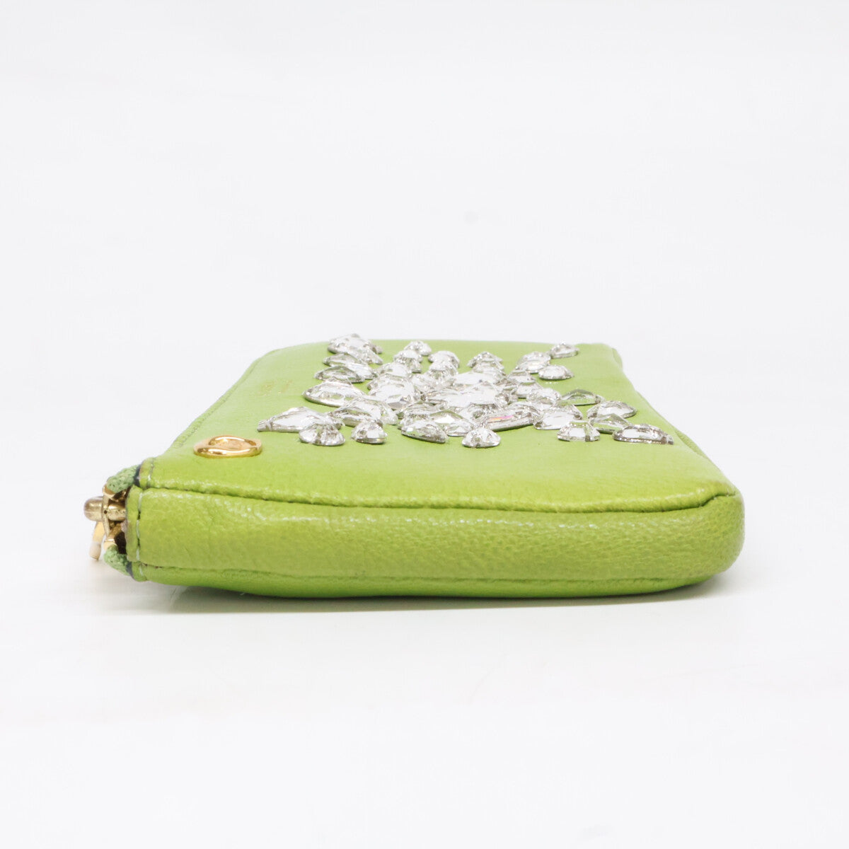 A.D.M.J. Accessoires De Mademoiselle ADMJ スワロフスキー L字ファスナー 長財布（小銭入れあり） 長財布（小銭入れあり）