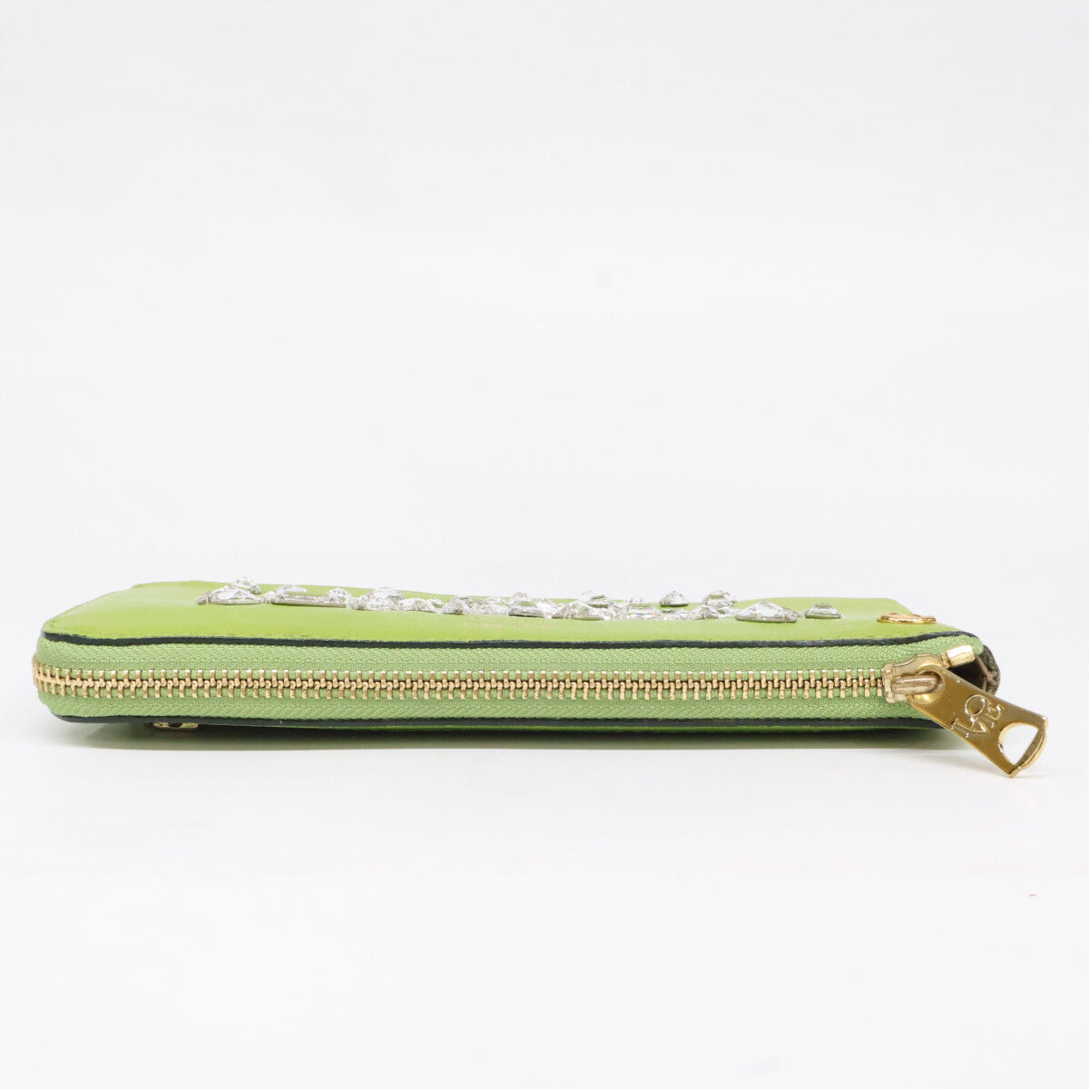 A.D.M.J. Accessoires De Mademoiselle ADMJ スワロフスキー L字ファスナー 長財布（小銭入れあり） 長財布（小銭入れあり）