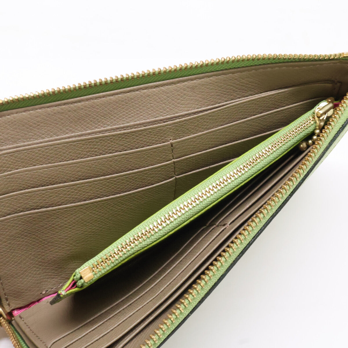 A.D.M.J. Accessoires De Mademoiselle ADMJ スワロフスキー L字ファスナー 長財布（小銭入れあり） 長財布（小銭入れあり）