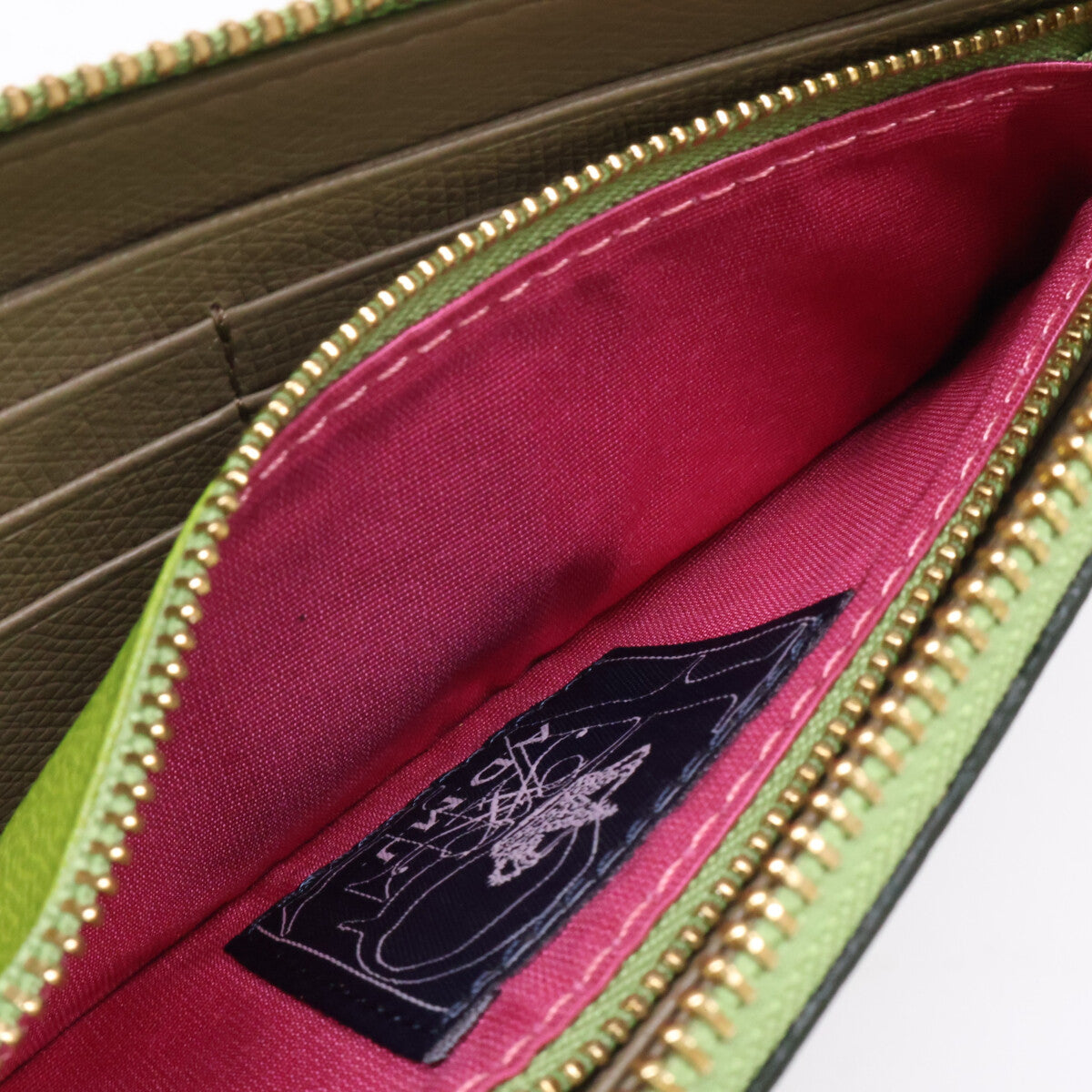 A.D.M.J. Accessoires De Mademoiselle ADMJ スワロフスキー L字ファスナー 長財布（小銭入れあり） 長財布（小銭入れあり）