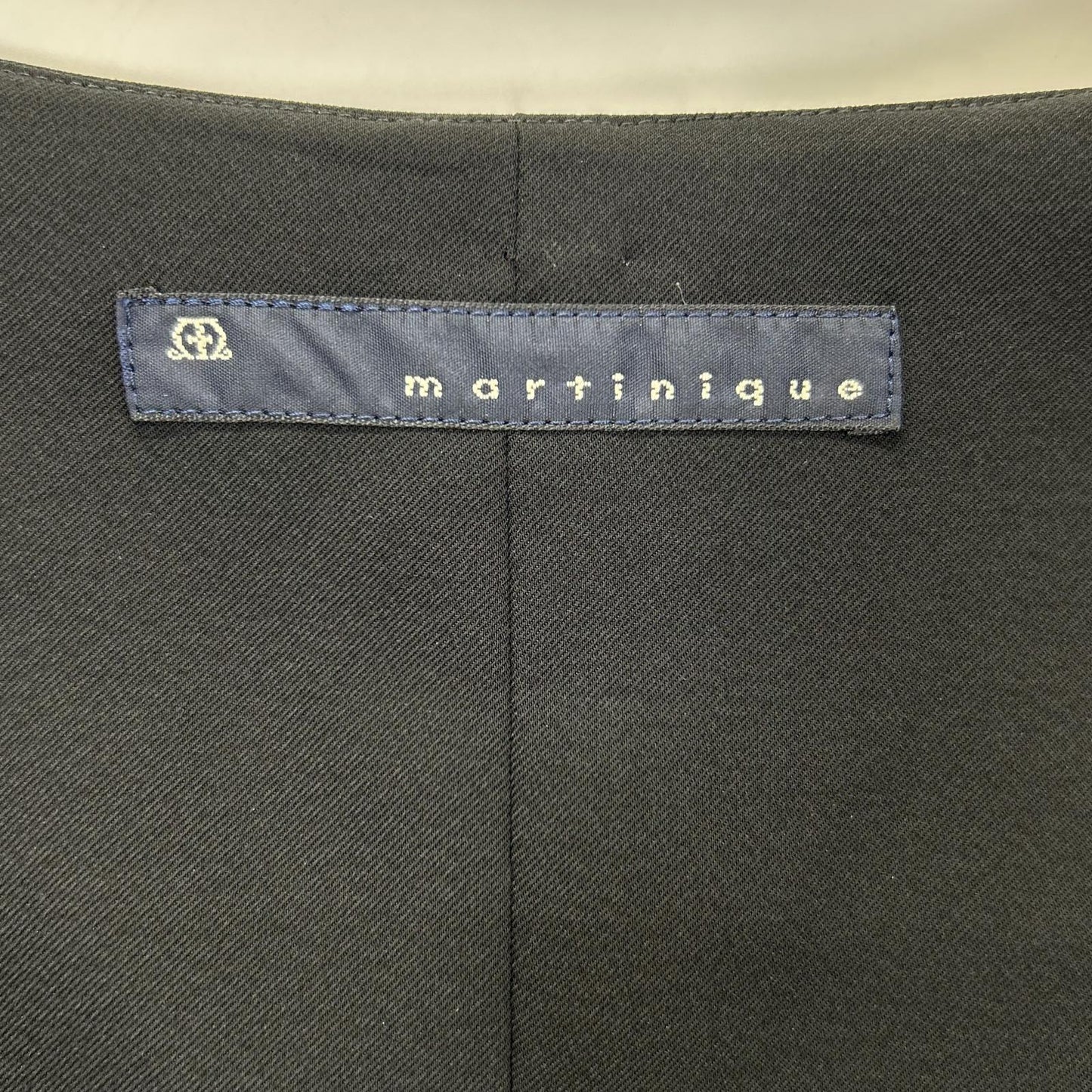martinique マルティニーク A0331FB ブラック ダブルブレストジレ ベスト