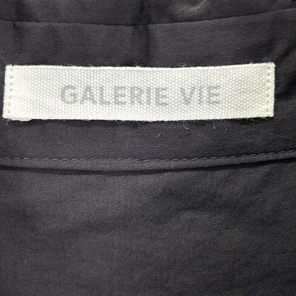 GALERIE VIE Galerie Vie gray cotton twill shirt dress top