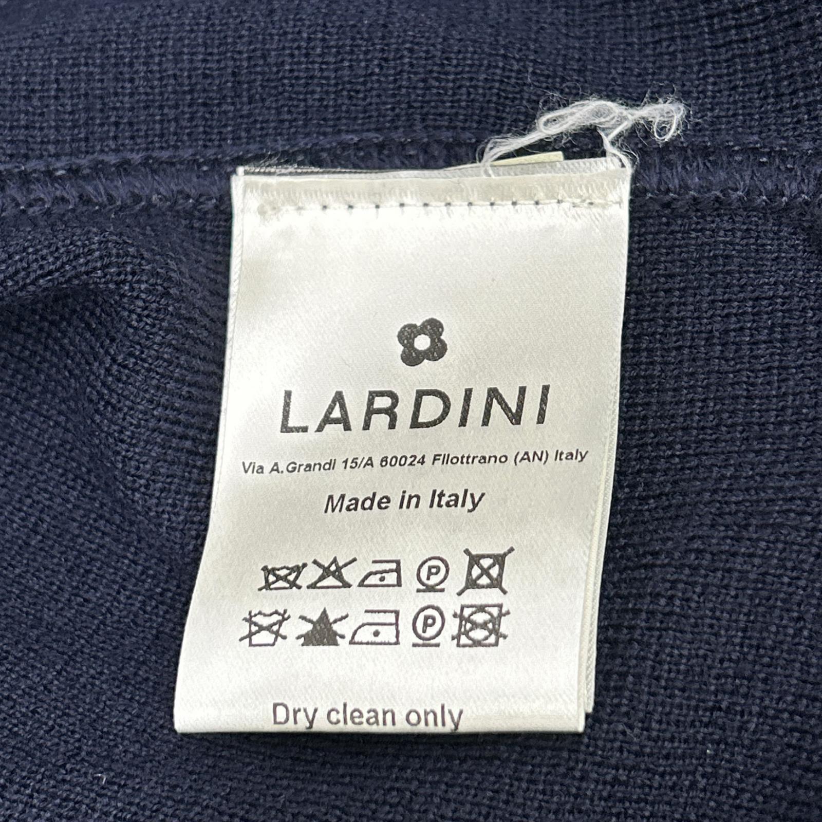 LARDINI ラルディーニ IVLJM56 ネイビー ニットジャケット ジャケット