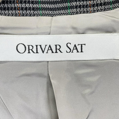 ORIVARSAT オリバーサット 【ORIVARSAT】グレー チェック ダブルジャケット ジャケット