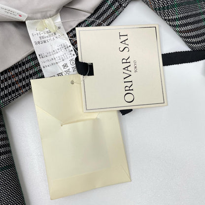 ORIVARSAT オリバーサット 【ORIVARSAT】グレー チェック ダブルジャケット ジャケット