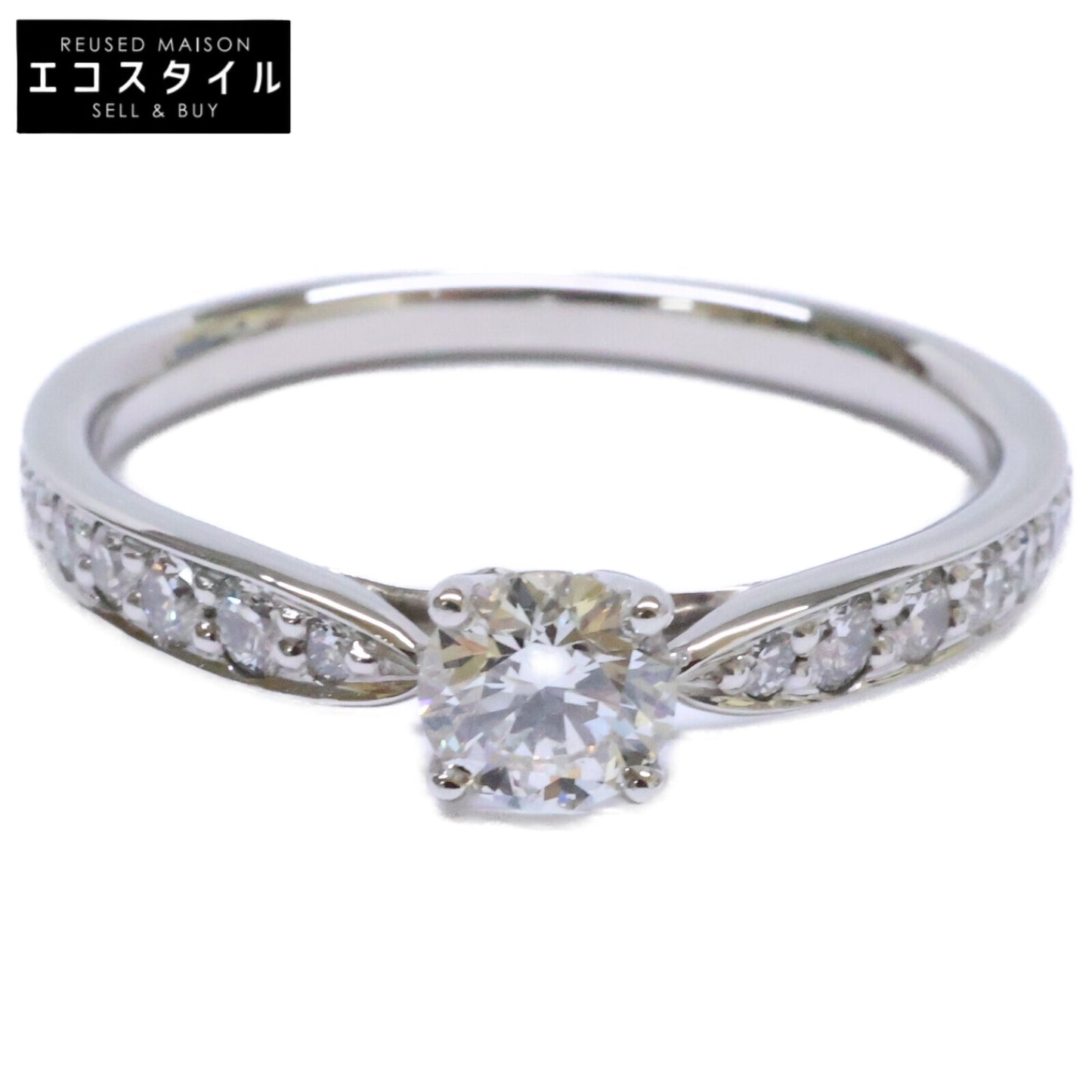 TIFFANY&Co. ティファニー 新品仕上げ済み Pt950 0.25ct ラウンドブリリアントダイヤモンド ハーモニー リング 指輪