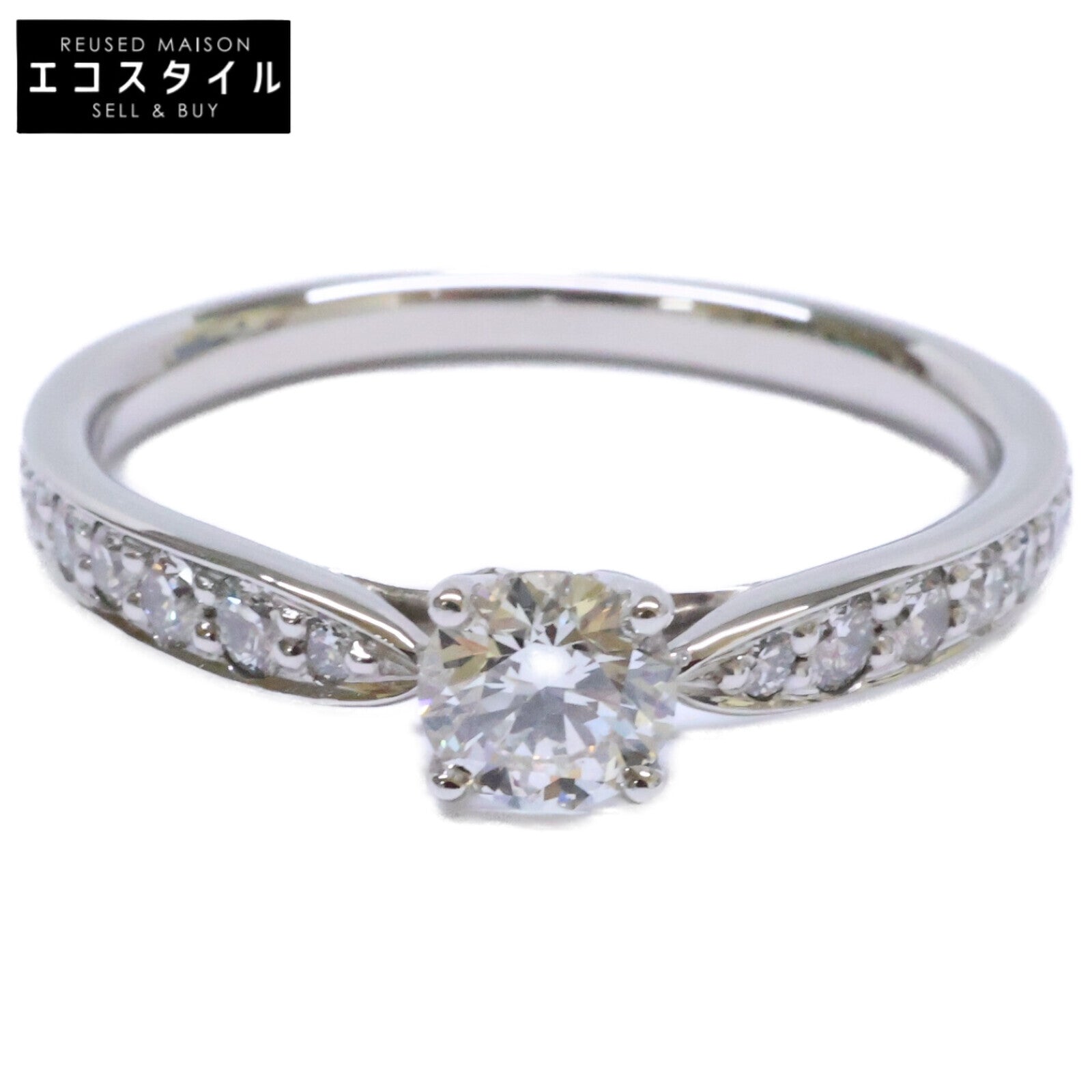 TIFFANY&Co. ティファニー 新品仕上げ済み Pt950 0.25ct ラウンドブリリアントダイヤモンド ハーモニー リング 指輪