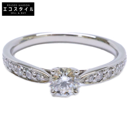 TIFFANY&Co. ティファニー 新品仕上げ済み Pt950 0.25ct ラウンドブリリアントダイヤモンド ハーモニー リング 指輪