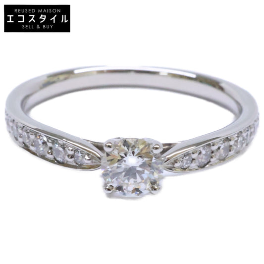 TIFFANY&Co. ティファニー 新品仕上げ済み Pt950 0.25ct ラウンドブリリアントダイヤモンド ハーモニー リング 指輪