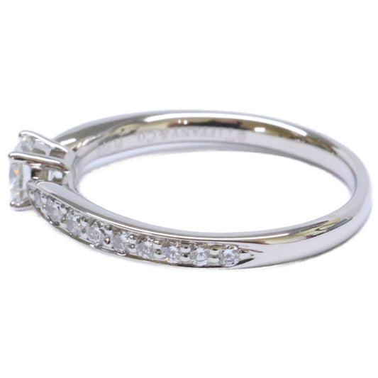 TIFFANY&Co. ティファニー 新品仕上げ済み Pt950 0.25ct ラウンドブリリアントダイヤモンド ハーモニー リング 指輪