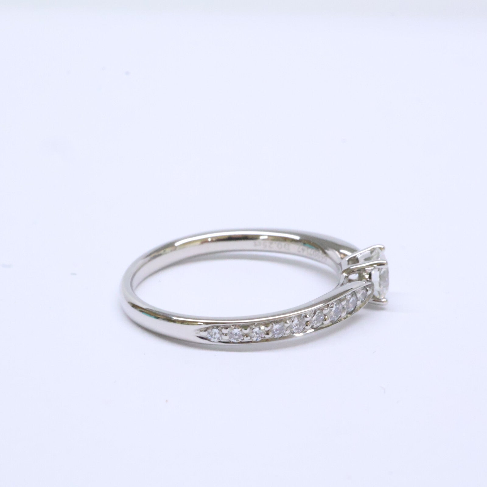 TIFFANY&Co. ティファニー 新品仕上げ済み Pt950 0.25ct ラウンドブリリアントダイヤモンド ハーモニー リング 指輪