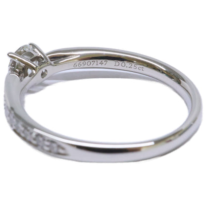 TIFFANY&Co. ティファニー 新品仕上げ済み Pt950 0.25ct ラウンドブリリアントダイヤモンド ハーモニー リング 指輪