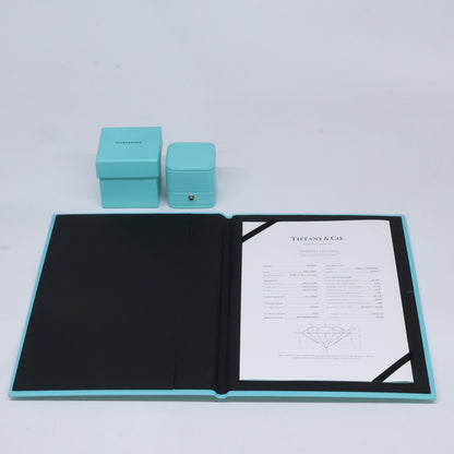TIFFANY&Co. ティファニー 新品仕上げ済み Pt950 0.25ct ラウンドブリリアントダイヤモンド ハーモニー リング 指輪