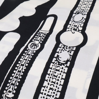 HERMES エルメス 【美品】LE TRESOR DE MEDOR RAYURE シルク ノースリーブ ワンピース