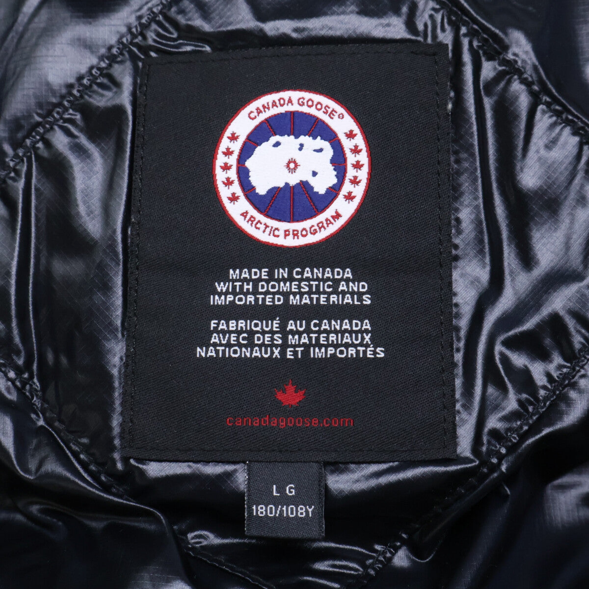 CANADA GOOSE [Excellent condition/Domestic authentic (Canada Goose Japan Co., Ltd.)] 2252MB Crofton Puffer Black Label Crofton Hooded Down Jacket Jacket