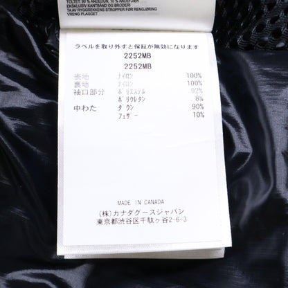 CANADA GOOSE [Excellent condition/Domestic authentic (Canada Goose Japan Co., Ltd.)] 2252MB Crofton Puffer Black Label Crofton Hooded Down Jacket Jacket