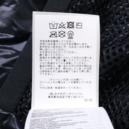 CANADA GOOSE [Excellent condition/Domestic authentic (Canada Goose Japan Co., Ltd.)] 2252MB Crofton Puffer Black Label Crofton Hooded Down Jacket Jacket