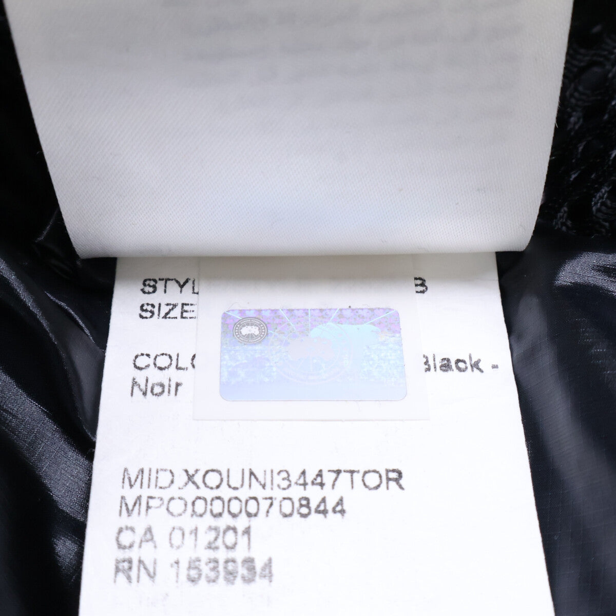 CANADA GOOSE [Excellent condition/Domestic authentic (Canada Goose Japan Co., Ltd.)] 2252MB Crofton Puffer Black Label Crofton Hooded Down Jacket Jacket