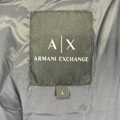 ARMANI EXCHANGE アルマーニエクスチェンジ 6LZBL4 オレンジ×ブラック チェックダウンジャケット ジャケット