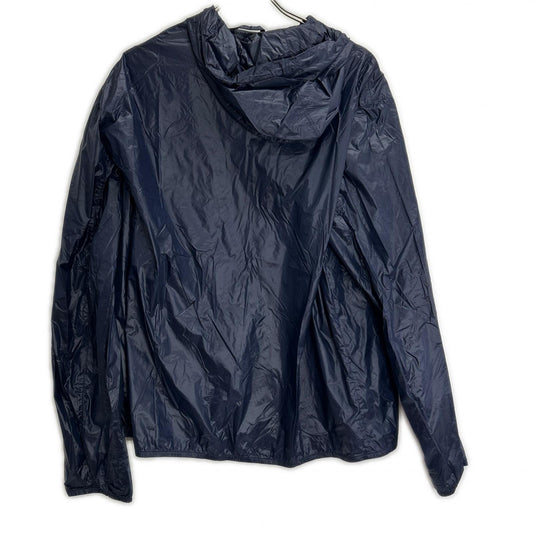 ARMANI EXCHANGE アルマーニエクスチェンジ 【ICON PERIOD】ネイビー ナイロン ジップアップパーカー ジャケット