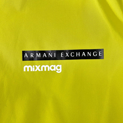 ARMANI EXCHANGE Armani Exchange fluorescent green nylon zip jacket jacket