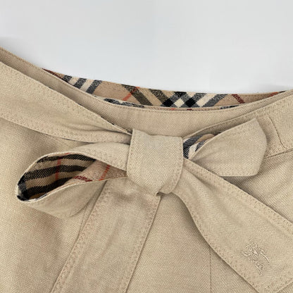 Burberry Blue Label バーバリーブルーレーベル ベージュ FL519-823 ウエストリボン ノバチェック スカート スカート