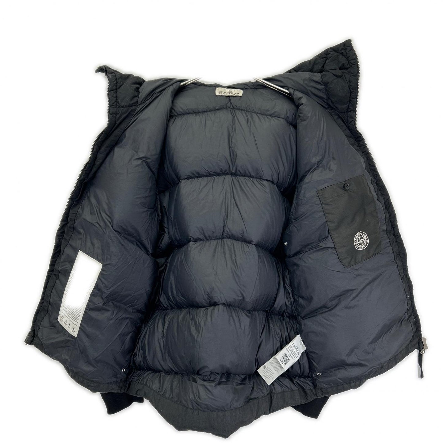 STONE ISLAND ストーンアイランド ブラック 19AW　711540532 NYLON METAL WATRO RIPSTOP ダウン ジャケット