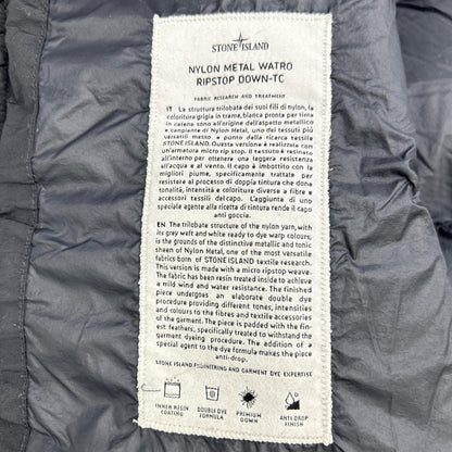STONE ISLAND ストーンアイランド ブラック 19AW　711540532 NYLON METAL WATRO RIPSTOP ダウン ジャケット