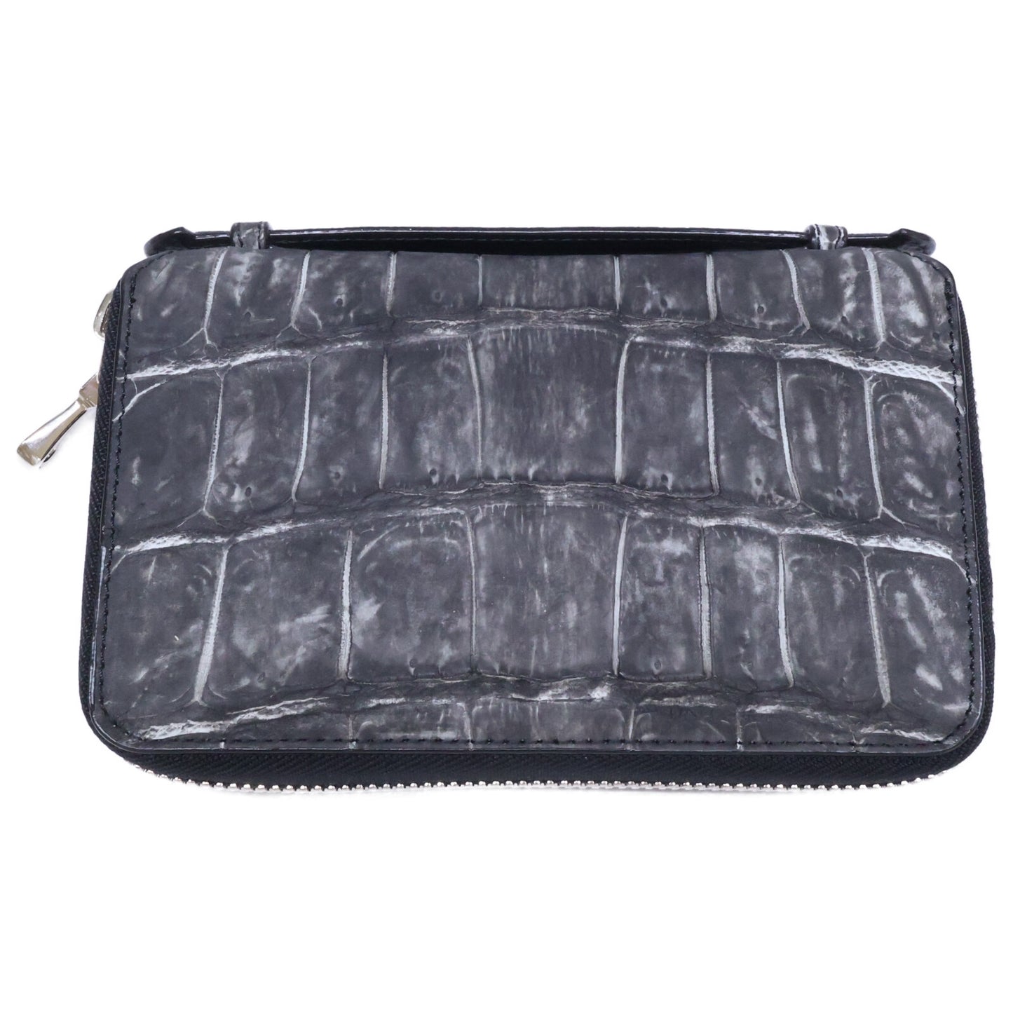 KUBERA 9981 クベラ 9981 【美品】51011 ヌバッククロコダイル ミドルウォレット 長財布（小銭入れあり）