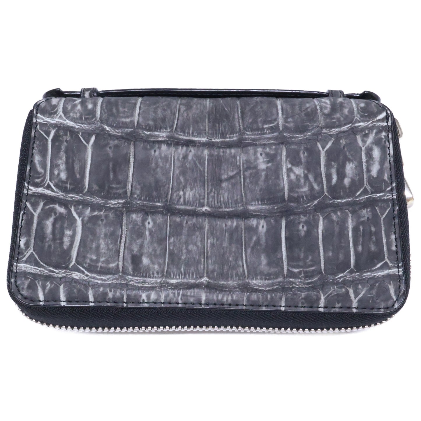 KUBERA 9981 クベラ 9981 【美品】51011 ヌバッククロコダイル ミドルウォレット 長財布（小銭入れあり）