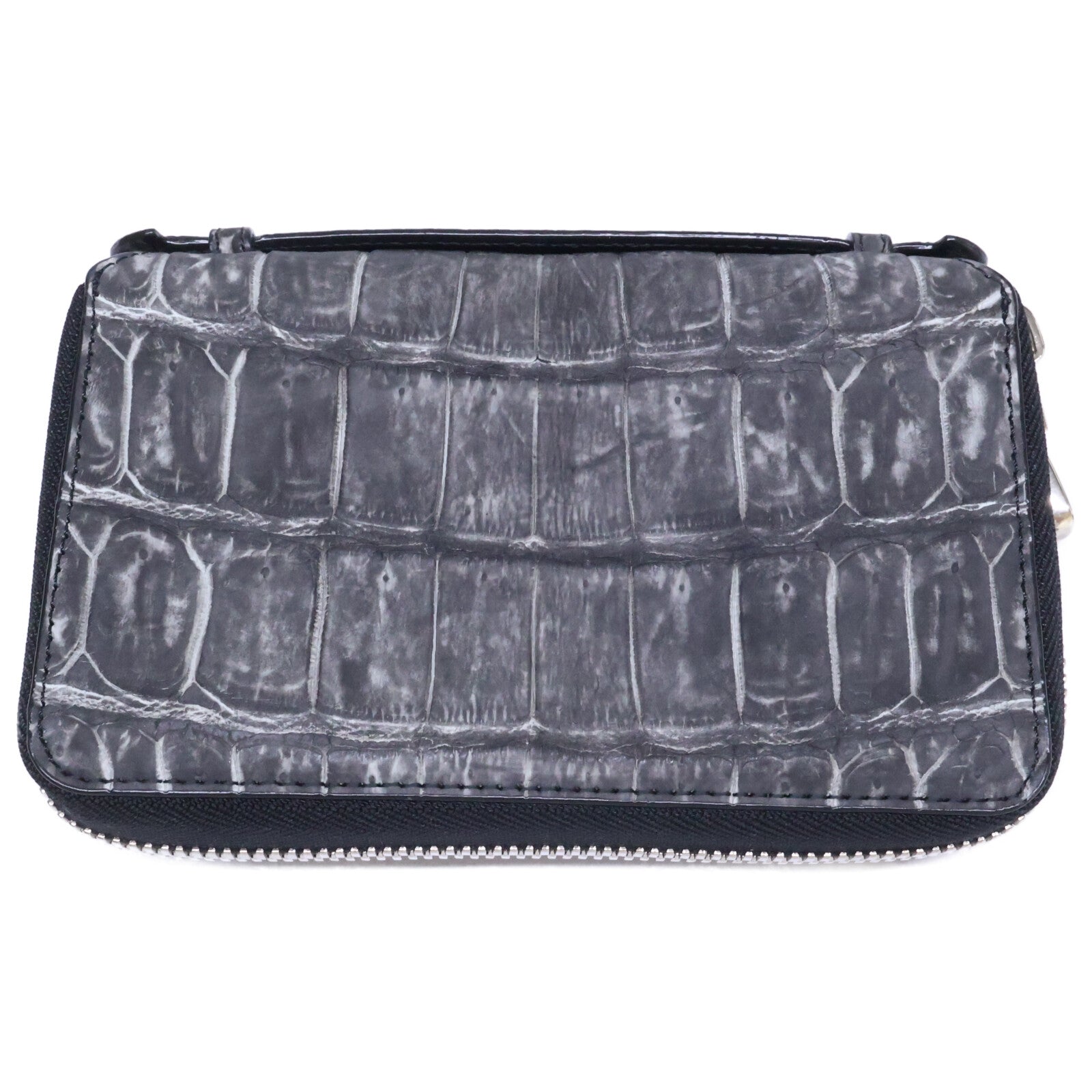 KUBERA 9981 クベラ 9981 【美品】51011 ヌバッククロコダイル ミドルウォレット 長財布（小銭入れあり）