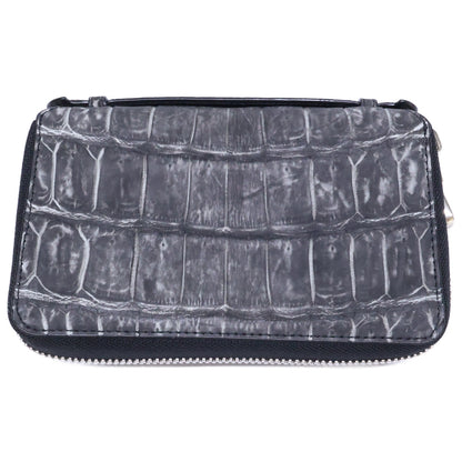KUBERA 9981 クベラ 9981 【美品】51011 ヌバッククロコダイル ミドルウォレット 長財布（小銭入れあり）