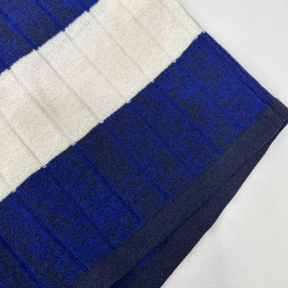 YvesSaintLaurent イヴサンローラン SK-87-076 ブルー 半袖 ニット トップス