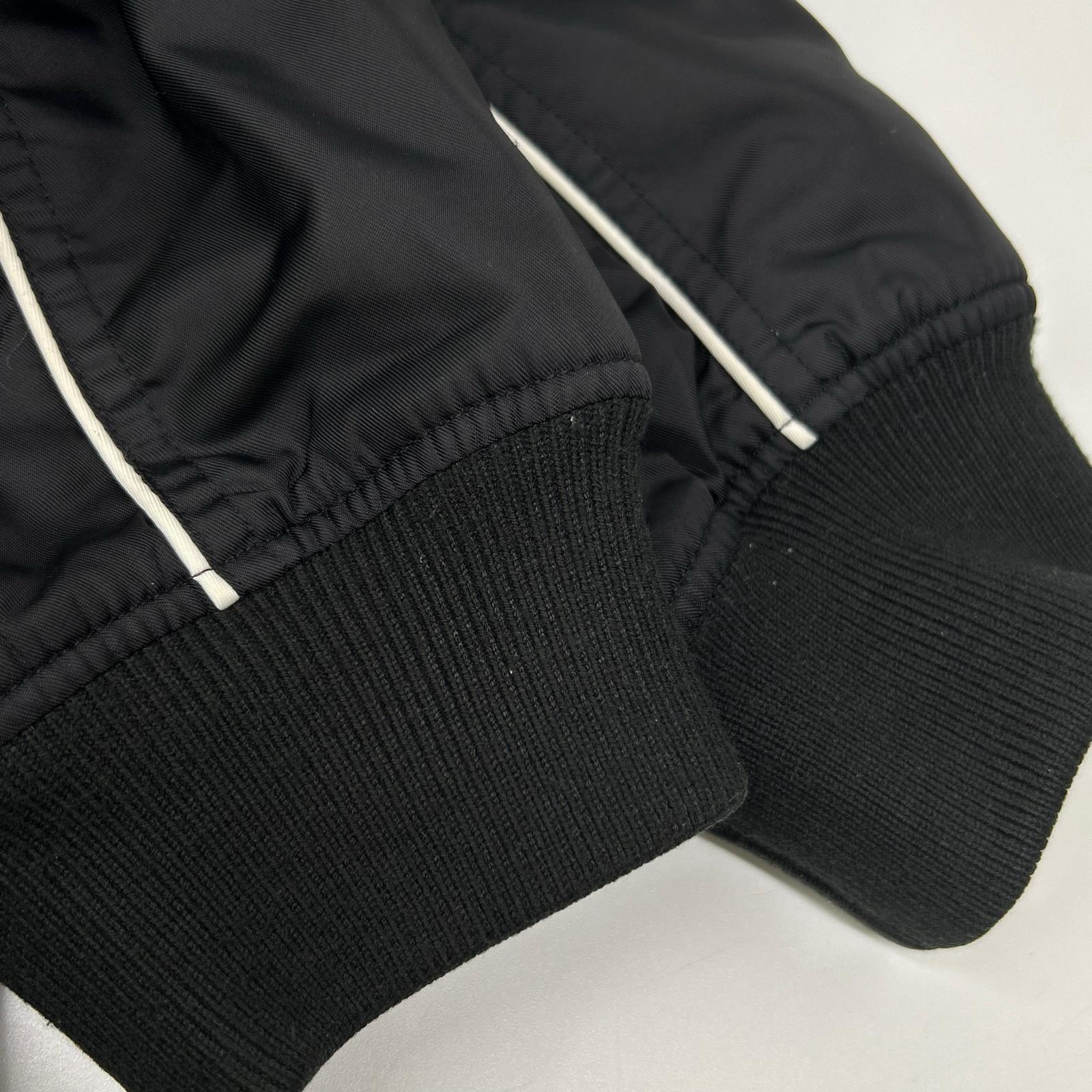 Supreme シュプリーム ブラック Contrast Script Varsity Jacket ジャケット