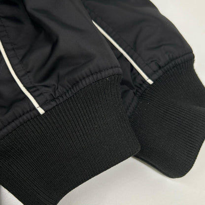 Supreme シュプリーム ブラック Contrast Script Varsity Jacket ジャケット