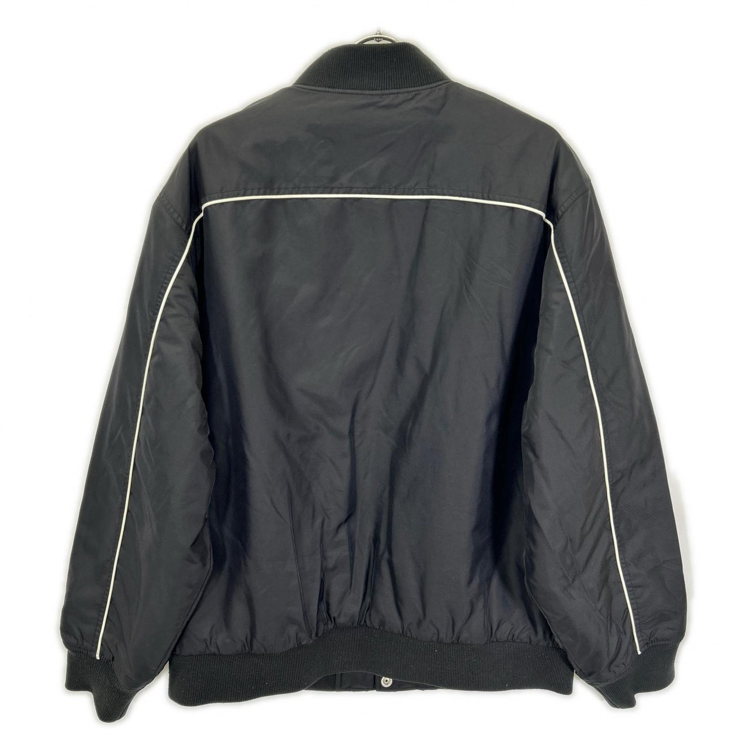Supreme シュプリーム ブラック Contrast Script Varsity Jacket ジャケット