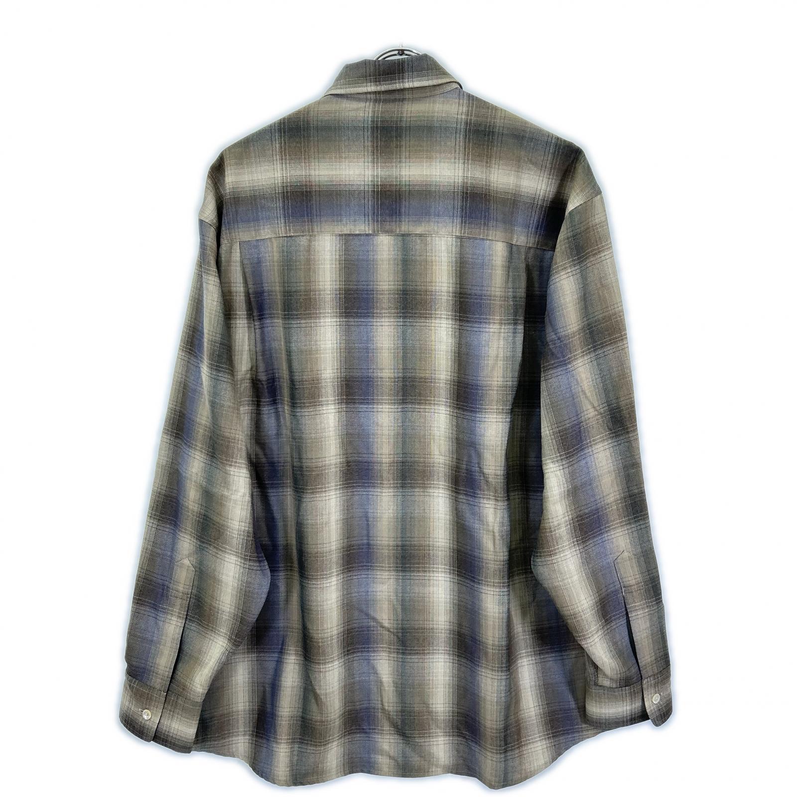 AURALEE オーラリー A25AS01LC 25AW SUPER LIGHT WOOL CHECK SHIRT トップス