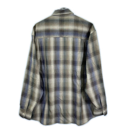 AURALEE オーラリー A25AS01LC 25AW SUPER LIGHT WOOL CHECK SHIRT トップス