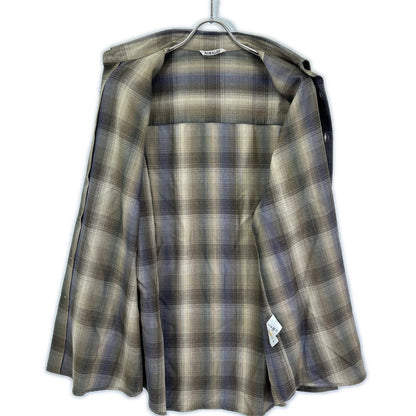 AURALEE オーラリー A25AS01LC 25AW SUPER LIGHT WOOL CHECK SHIRT トップス