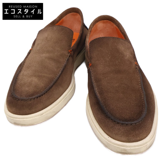 SANTONI サントーニ MGDT17824TICBGEXS50 スエード ローファー シューズ