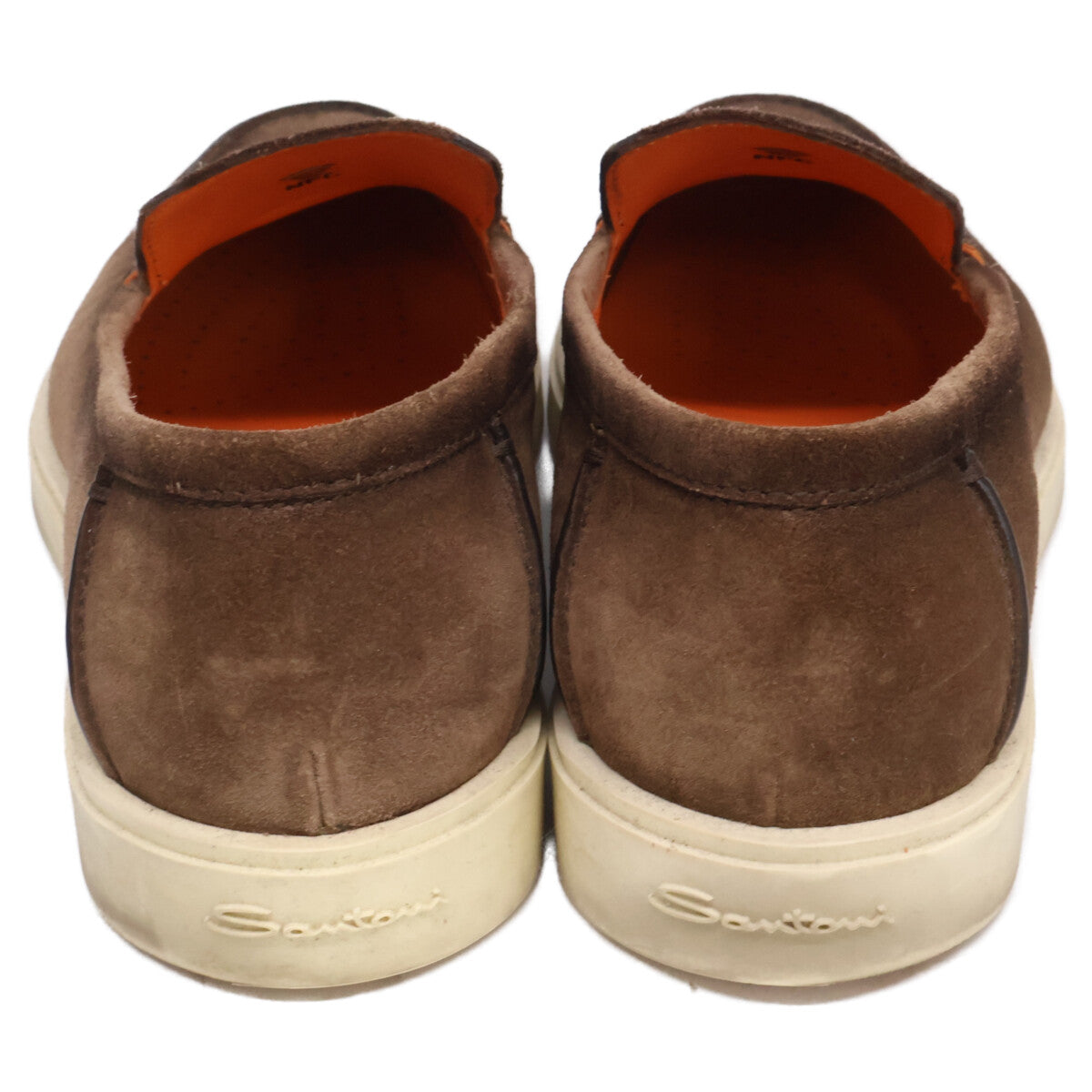SANTONI サントーニ MGDT17824TICBGEXS50 スエード ローファー シューズ