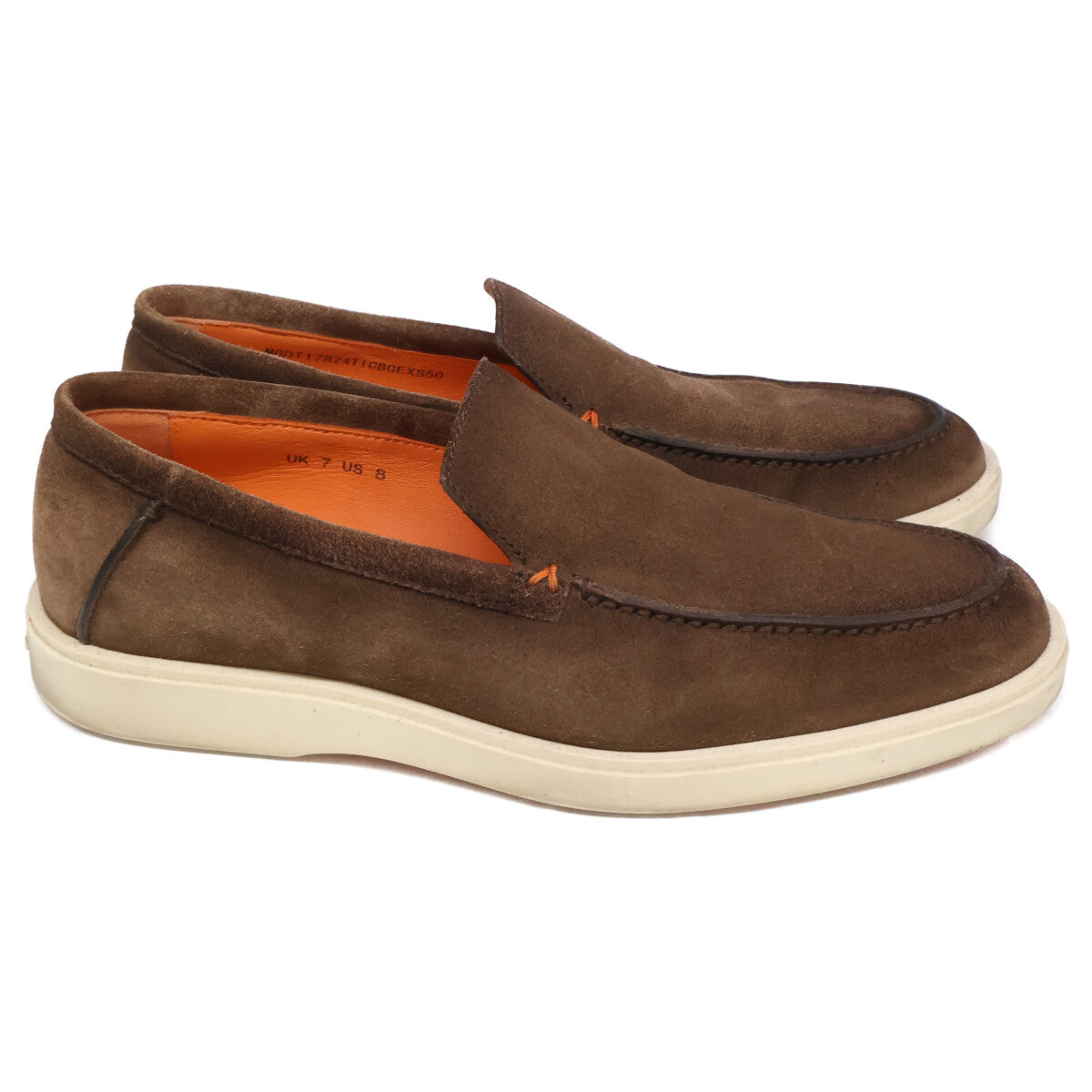 SANTONI サントーニ MGDT17824TICBGEXS50 スエード ローファー シューズ