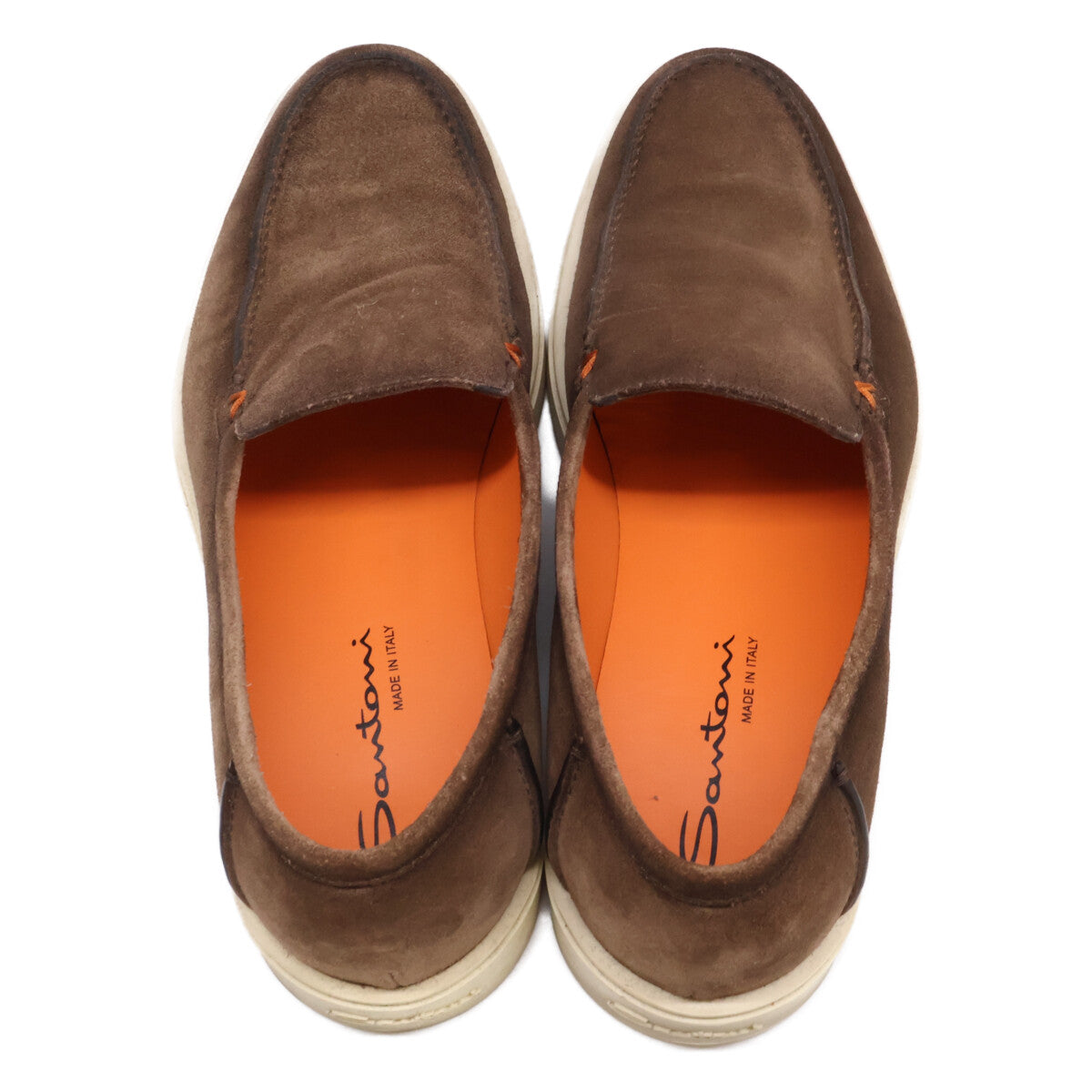 SANTONI サントーニ MGDT17824TICBGEXS50 スエード ローファー シューズ