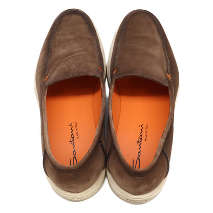 SANTONI サントーニ MGDT17824TICBGEXS50 スエード ローファー シューズ